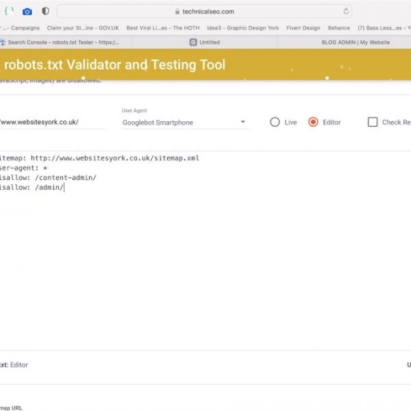 What is the robots txt file?