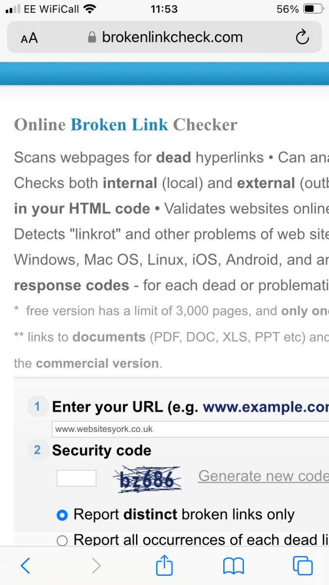 Broken Link Check