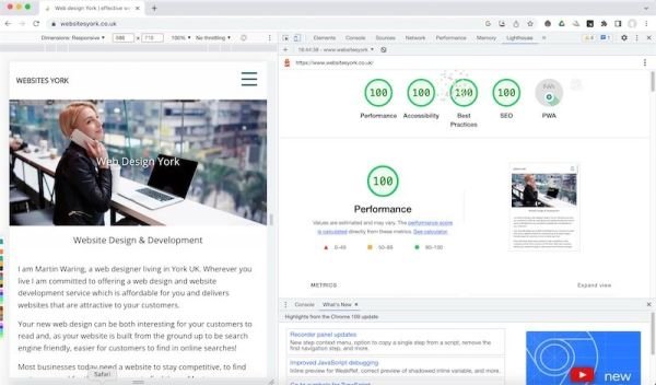 Using Lighthouse to monitor sites