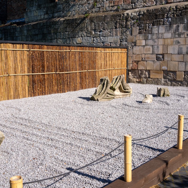 The Japanese Garden exhibit in the Museum Gardens 7th April 2026