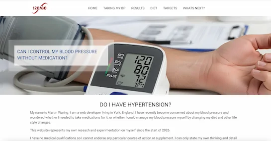 My Blood Pressure