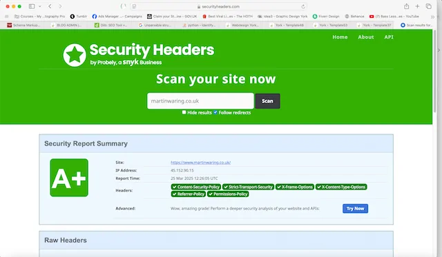 Secuirty Headers Check