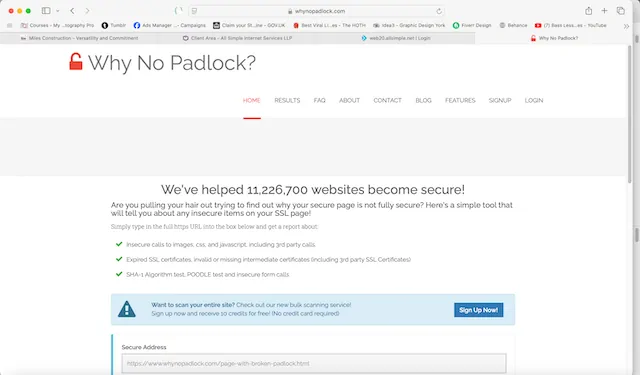 Why No Padlock